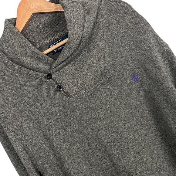 Polo Ralph Lauren Men's‎ XL Shawl Collar Sweater Preppy Ivy League Grandpa Pony - Picture 1 of 10